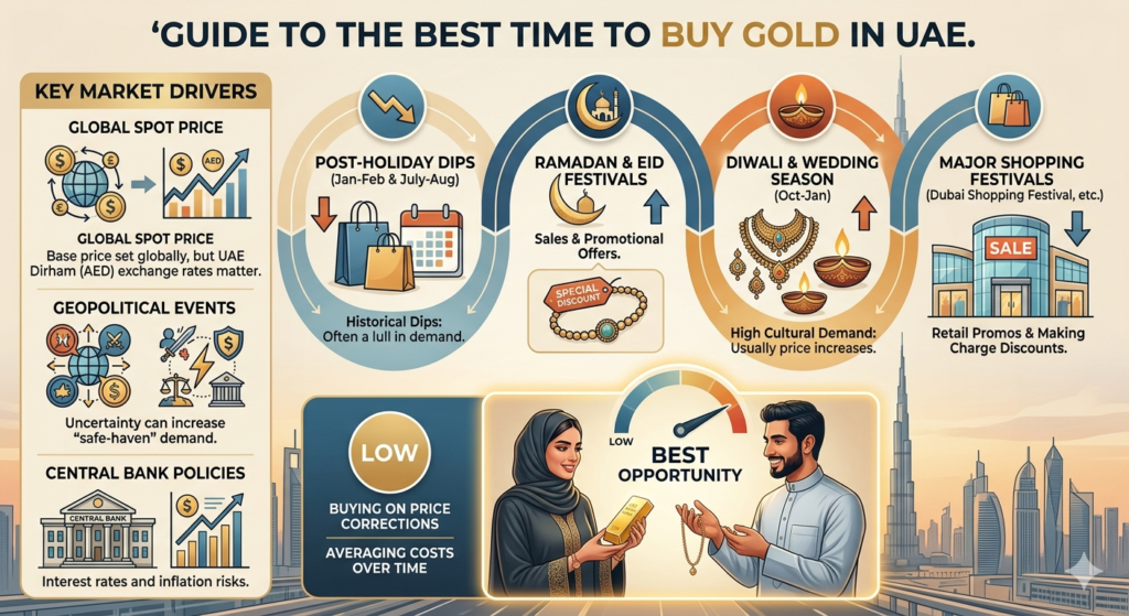 Best Time to Buy Gold in UAE
